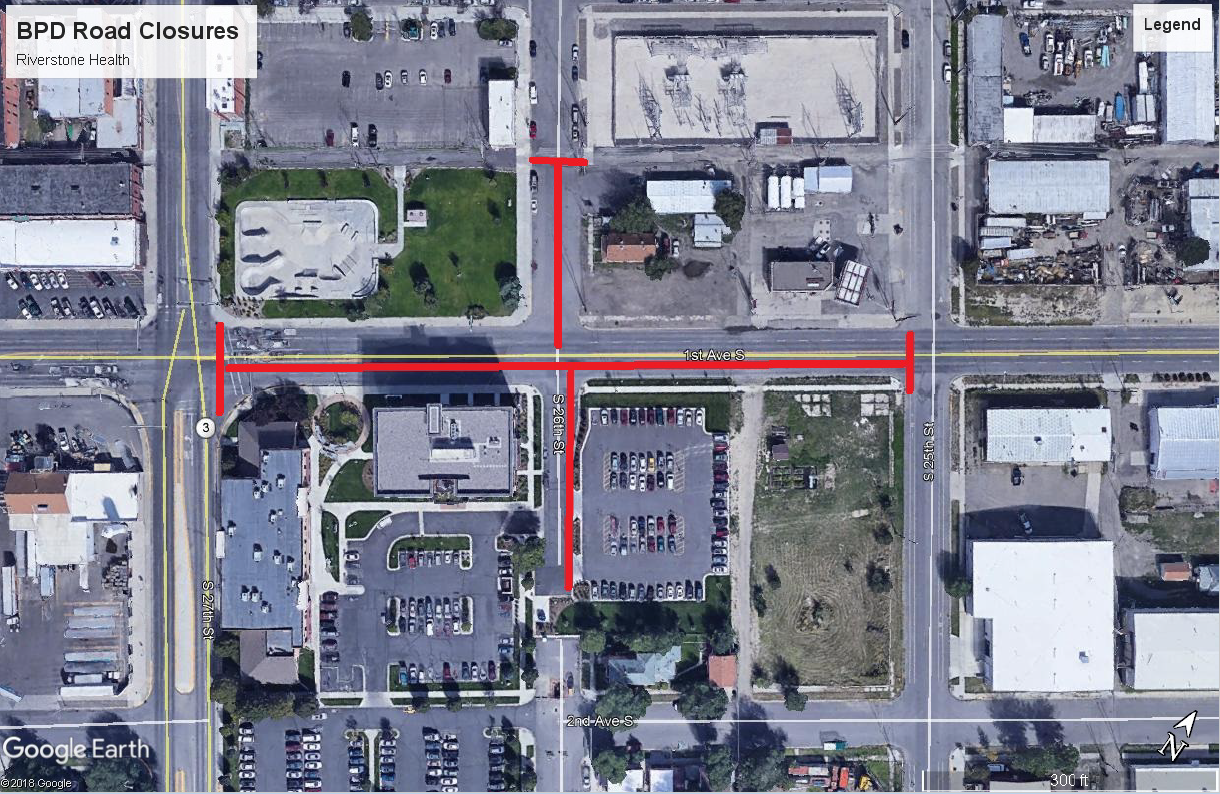 BPD Road Closures RiverStone Health